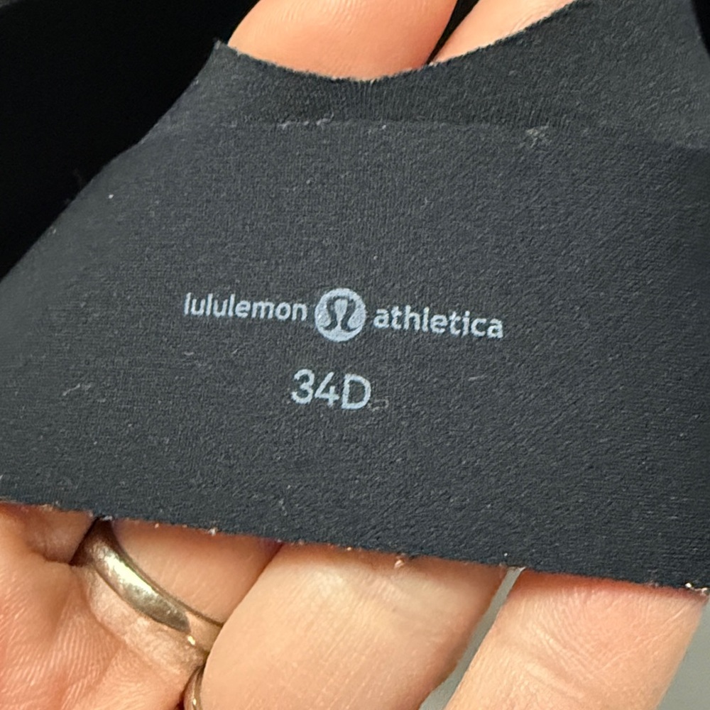 Lululemon Black Zip-Front Sports Bra - Picture 7 of 7